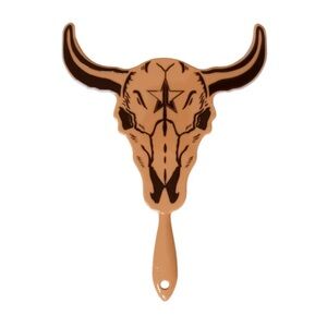 JEFFREE STAR Golden Ranch Skull Hand Mirror